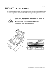 Epson TM-T88IV Restick Cleaning Instructions Sheet for ReStick
