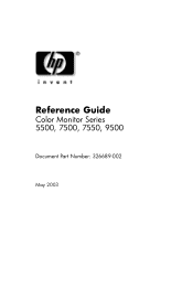 HP s7500 Reference Guide