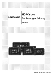 Lowrance HDS-12 Carbon - No Transducer Betriebsanleitung