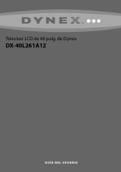 Dynex DX-40L261A12 User Manual (Spanish)