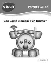 Vtech Zoo Jamz Stompin Fun Drums User Manual