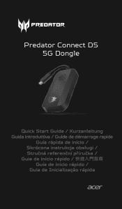 Acer Predator Connect D5 5G Dongle Quick Start Guide