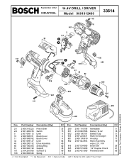 Bosch 33614 Parts List