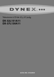 Dynex DX-32L151A11 User Manual (Spanish)