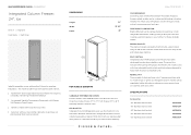 Fisher and Paykel RS2484FRJK1 Quick Reference guide