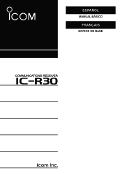 Icom IC-R30 Basic Manualspanish/french