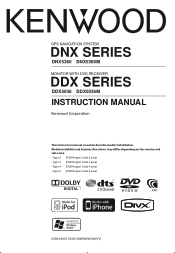 Kenwood DDX5036M User Manual 1