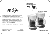 Mr. Coffee DWX User Manual