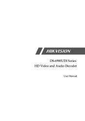 Hikvision DS-6908UDI User Manual