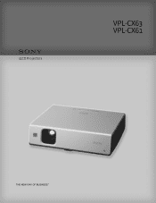 Sony VPLCX61 Brochure