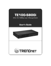 TRENDnet TE100-S800I User Guide