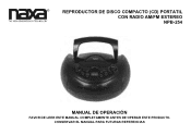 Naxa NPB-254 Spanish manual