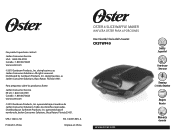 Oster 4-Slice Belgian Waffle Maker User Guide