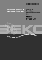 Beko CF6004AP User Manual