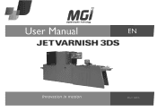 Konica Minolta MGI JetVarnish 3DS MGI JetVarnish User Manual