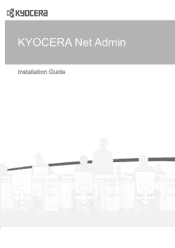 Kyocera TASKalfa 8001i Kyocera NET ADMIN Operation Guide for Ver 3.1
