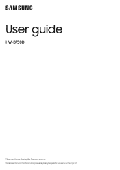 Samsung HW-B750D/ZA User Manual