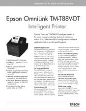 Epson TM-T88V-DT Product Data Sheet