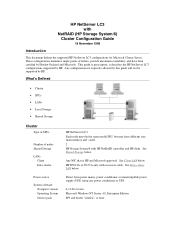 HP D7171A HP Netserver LC 3 NetRAID Config Guide  for Windows NT4.0 Clusters