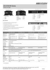 Hikvision DS-6704HWI Data Sheet