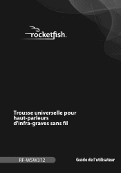 Rocketfish RF-WSW312 User Manual (French)