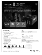 Antec HCG-620M Product Flyer