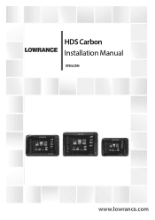 Lowrance HDS-9 Carbon - No Transducer Installation Manual EN
