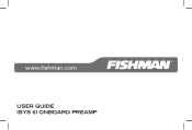 Fender Fishman Isys III Onboard Preamp Owners Manual