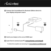 Actiontec ScreenBeam Pro Business Edition Installation Guide
