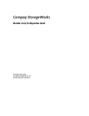 HP StorageWorks EMA12000 Compaq StorageWorks Modular Array Configuration Guide (EK-MAC0N-CA. A01, April 2000)