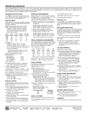 Campbell Scientific CR5000 CR5000 Specifications