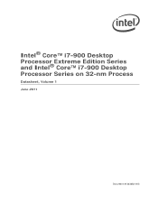 Intel BX80613I7980 Data Sheet
