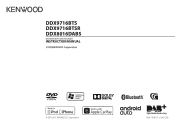 Kenwood DDX8016DABS Instruction Manual