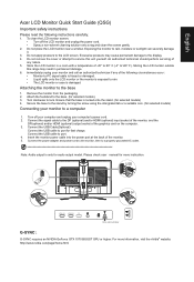 Acer PREDATOR X25 Quick Start Guide