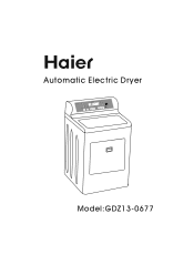 Haier GDZ13-0677 User Manual
