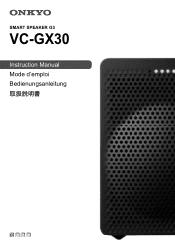 Onkyo VC-GX30B Owners Manual