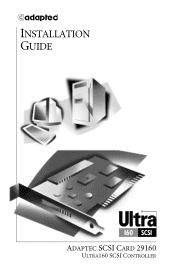 Adaptec ULTRA160 Installation Guide
