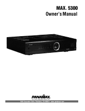 Panamax MAX5300 Owners Manual