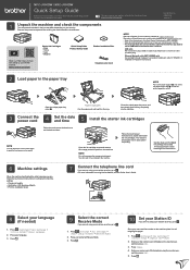Brother International MFC-J895DW Quick Setup Guide