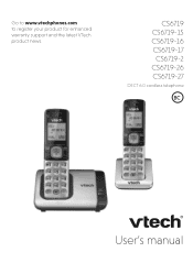 Vtech CS6719-16 User Manual