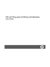 Compaq LA1951g LA1751g and LA1951g LCD Monitors