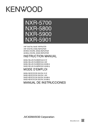Kenwood NXR-5901 Operation Manual