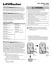 LiftMaster 889LM Instructions - English French Spanish Manufactured Prior to 2022