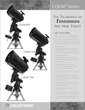 Celestron CGEM - 800 Computerized Telescope CGEM Info Sheet