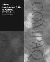 Compaq 356110-004 Supplemental Guide to Features Compaq Deskpro EP Series of Personal Computers Small Business Solutions