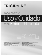 Frigidaire FGMV205KW Complete Owner's Guide (Español)