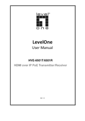 LevelOne HVE-6501R Manual