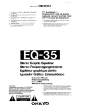 Onkyo EQ-35 Owner Manual