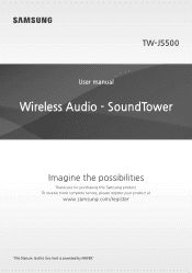 Samsung TW-J5500 User Manual