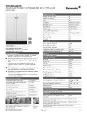Thermador DWHD860RPR Product Specs